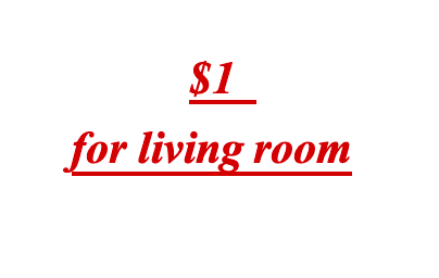 $1 for living room