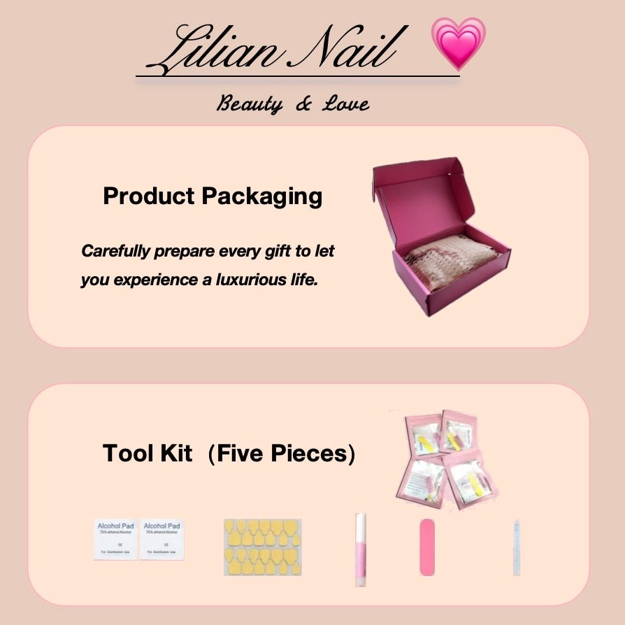 Press On Nails Choosing in living room