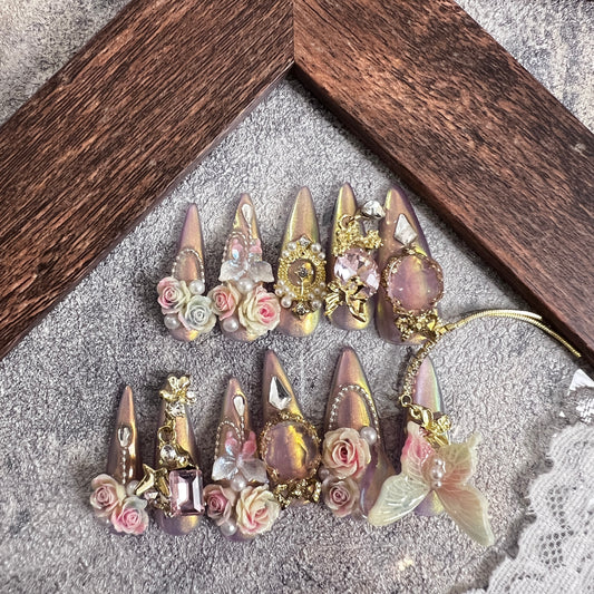 Colorful Garden （11 nails)